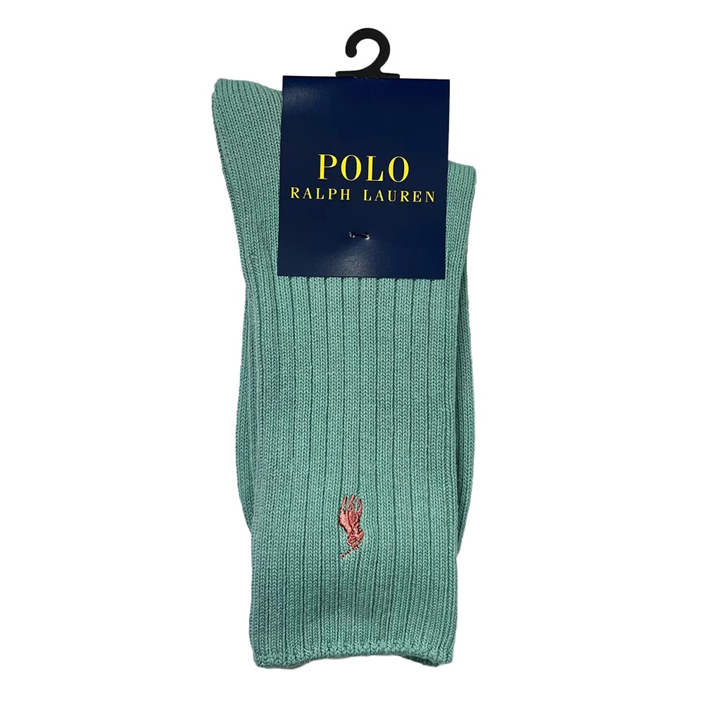 ポロ ラルフローレン（Polo Ralph Lauren）（メンズ）リブ無地ソックス 2012-650-53 ミント