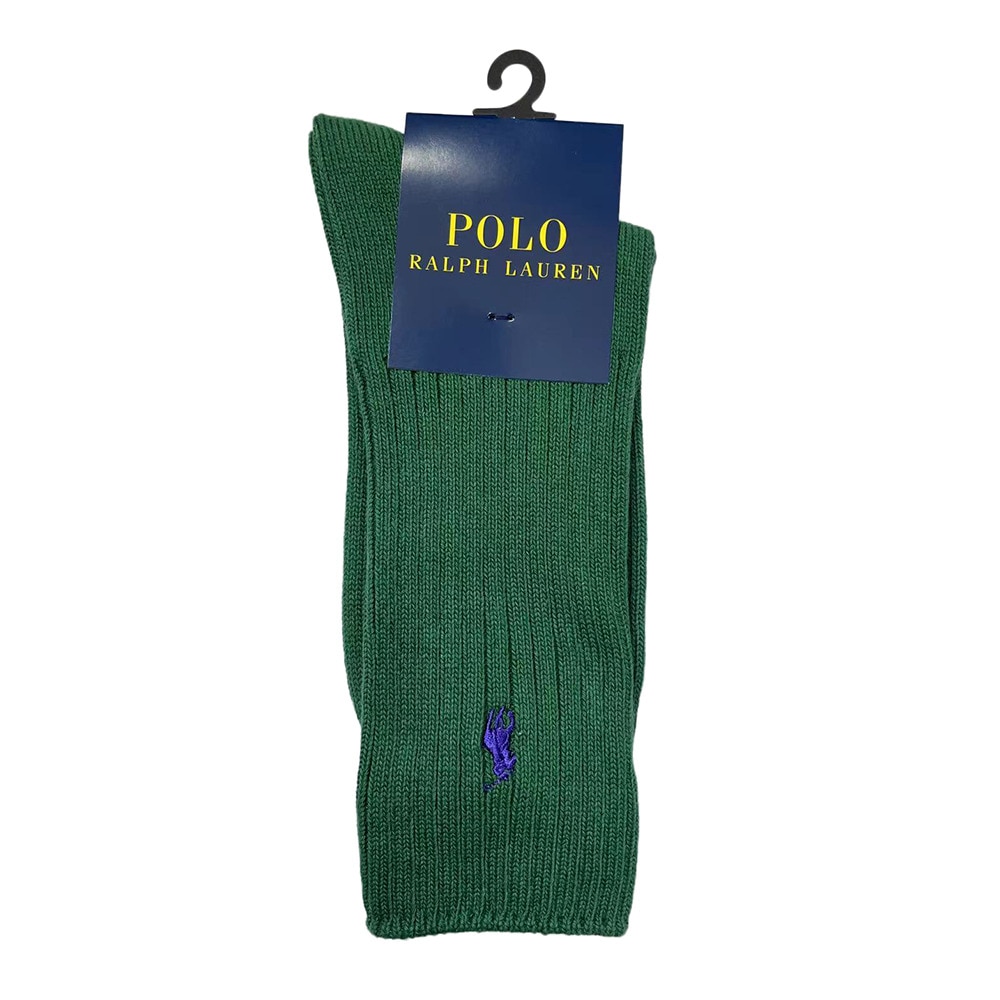 ポロ ラルフローレン（Polo Ralph Lauren）（メンズ）リブ無地ソックス 2012-650-56 ダークグリーン