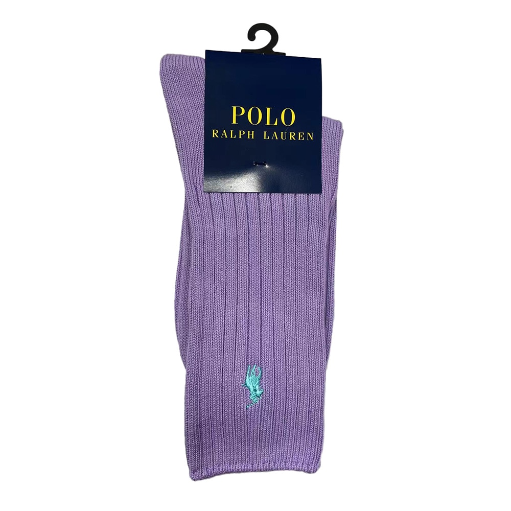 ポロ ラルフローレン（Polo Ralph Lauren）（メンズ）リブ無地ソックス 2012-650-73 パープル