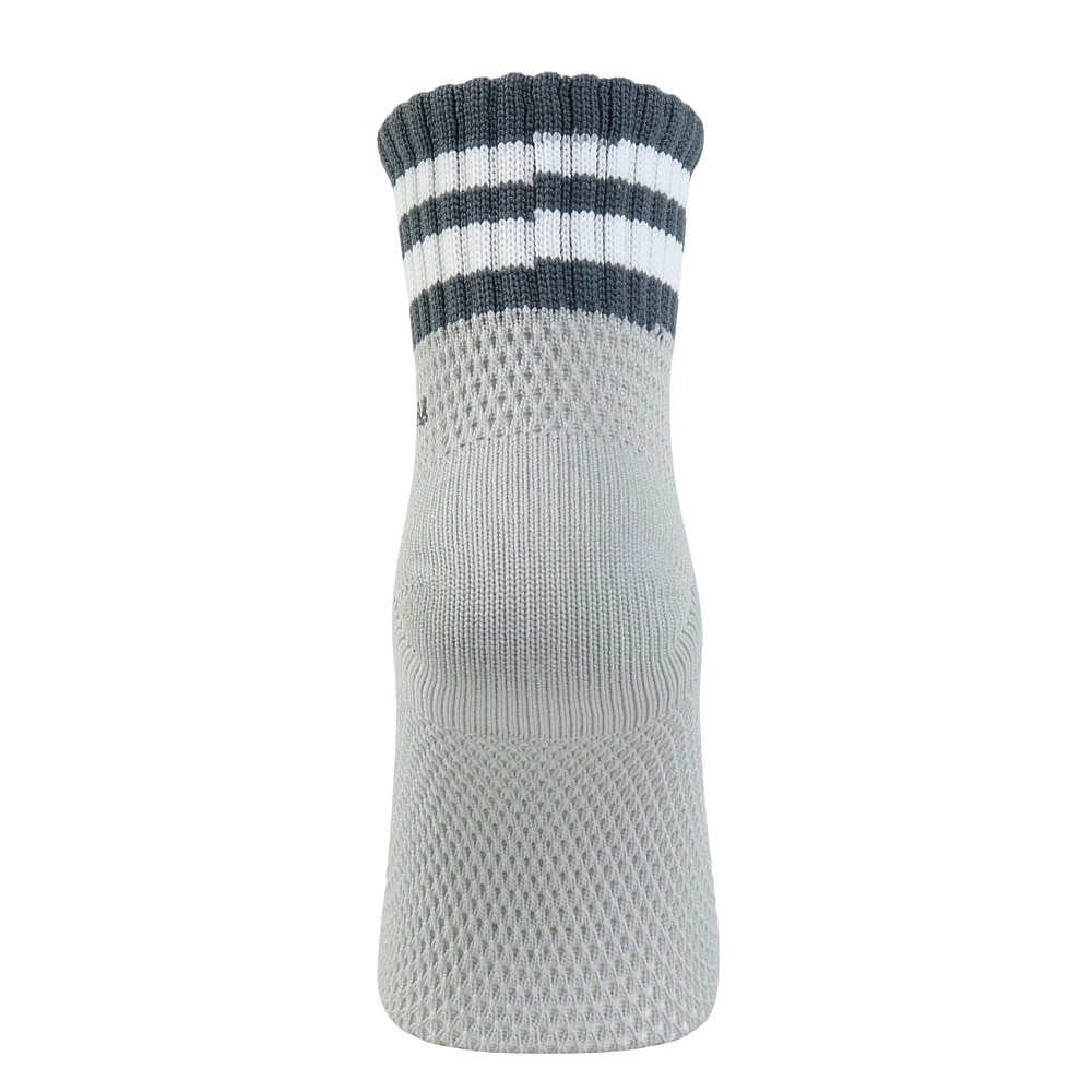 ヤックパック（YAK PAK）（メンズ）靴下 TOPライン SH ショートソックス グレー 25-27センチ  34E15503F 抗菌防臭 メッシュ おしゃれ 普段使い