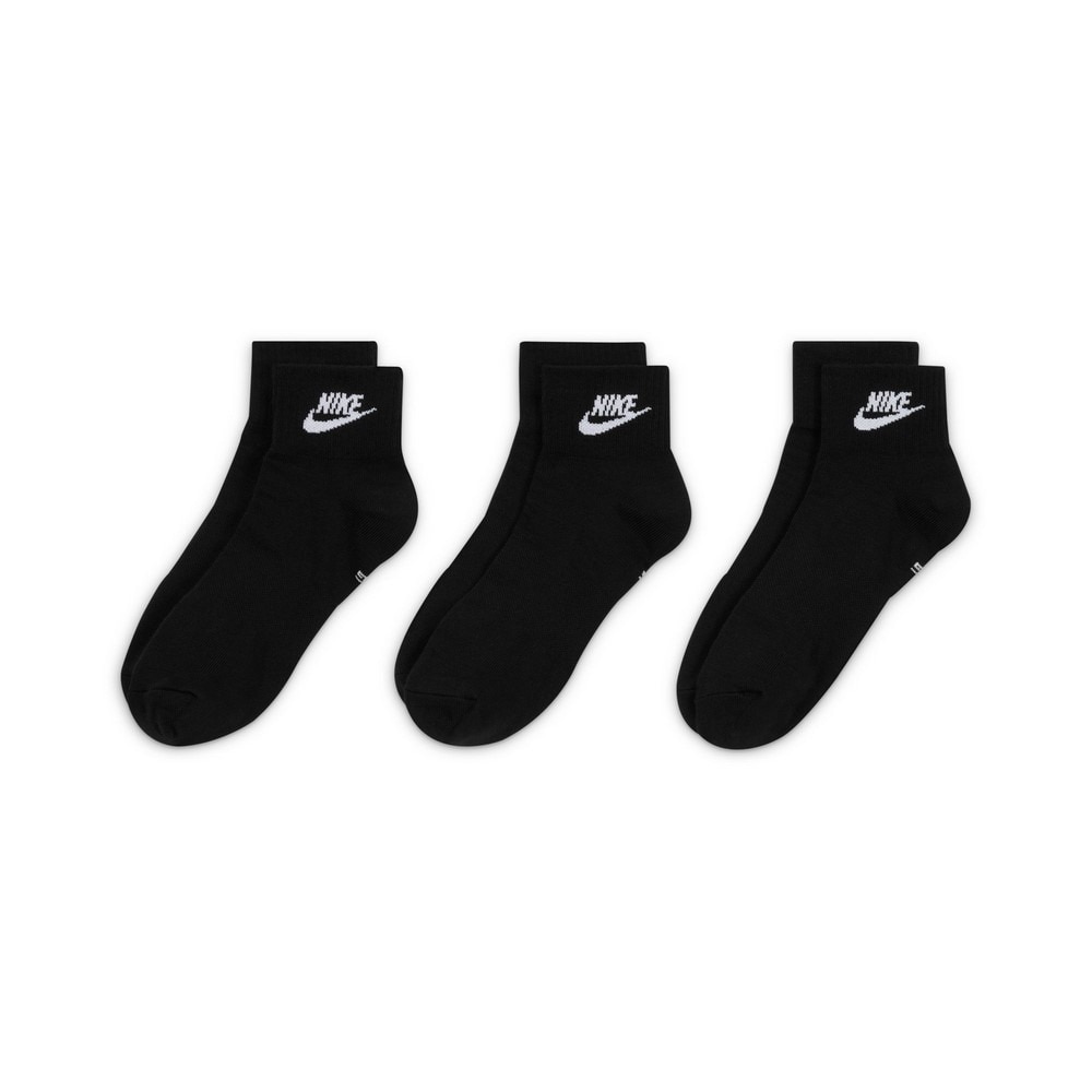 ナイキ（NIKE）（メンズ）エブリデイ エッセンシャル アンクル ソックス 3足組 DX5074-010