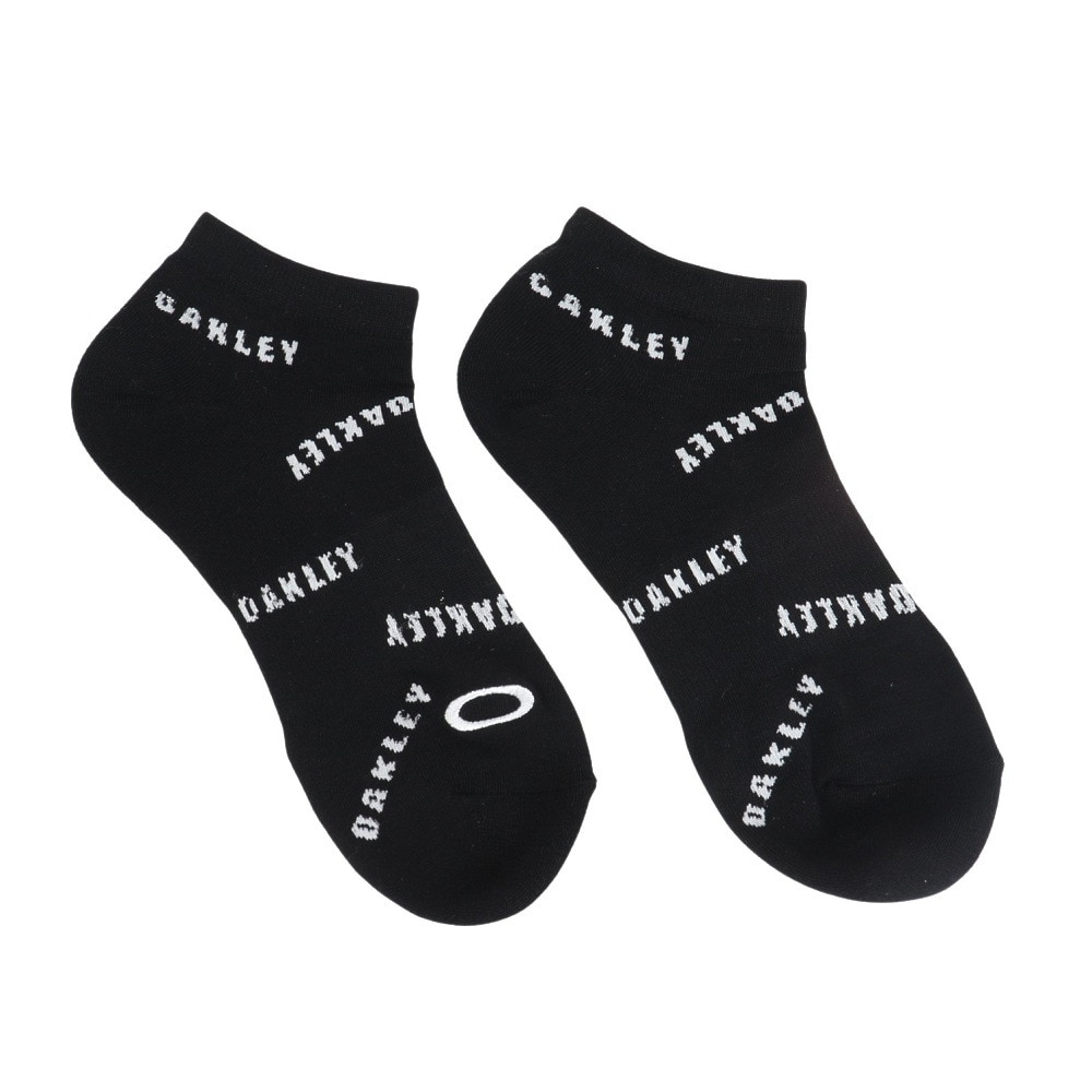 オークリー（OAKLEY）（レディース）靴下 NO SHOW アンクルソックス 黒 23-25cm FOS901796-00G ソックス アンクル丈 くるぶし 消臭