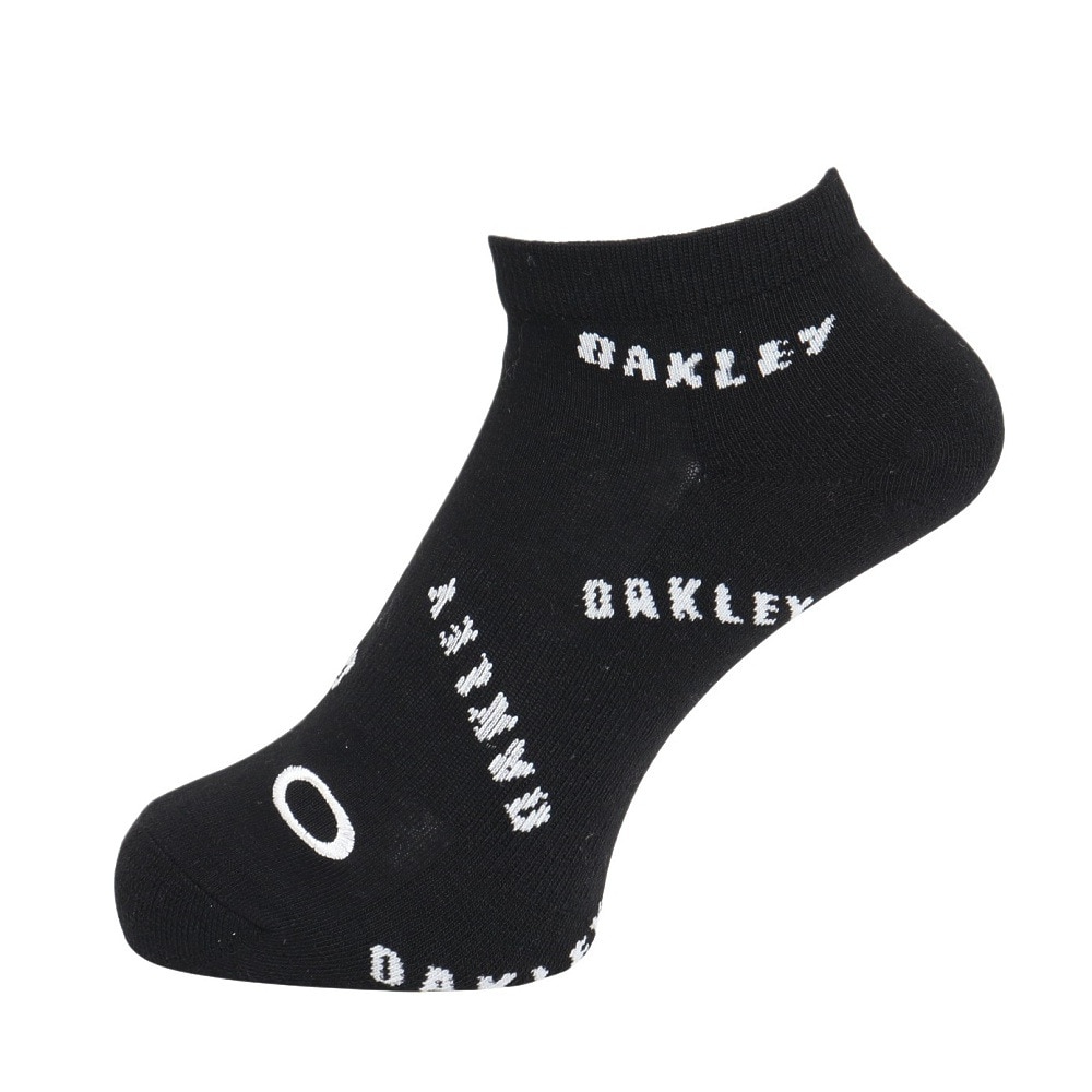 オークリー（OAKLEY）（レディース）靴下 NO SHOW アンクルソックス 黒 23-25cm FOS901796-00G ソックス アンクル丈 くるぶし 消臭