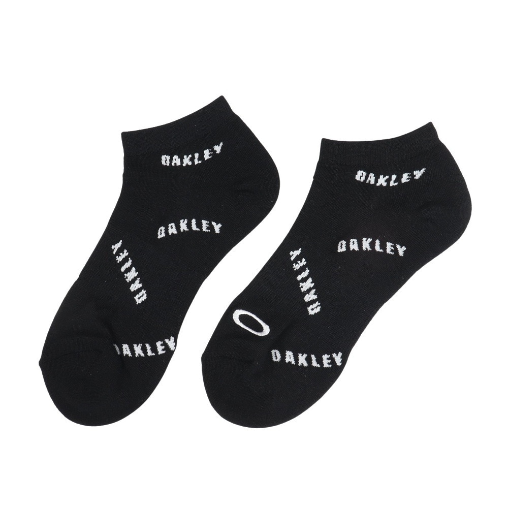 オークリー（OAKLEY）（レディース）靴下 NO SHOW アンクルソックス 黒 23-25cm FOS901796-00G ソックス アンクル丈 くるぶし 消臭