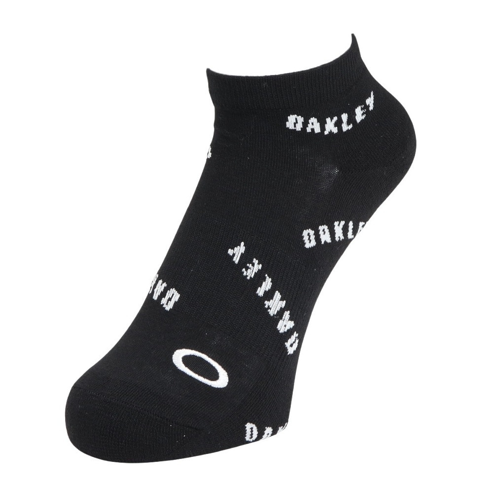 オークリー（OAKLEY）（レディース）靴下 NO SHOW アンクルソックス 黒 23-25cm FOS901796-00G ソックス アンクル丈 くるぶし 消臭