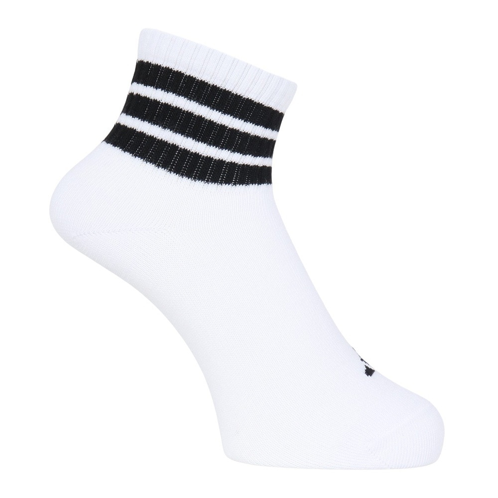 アディダス（adidas）（レディース）ソックス 靴下 1P 3STSOCKSWHITE ODV75-KK8023