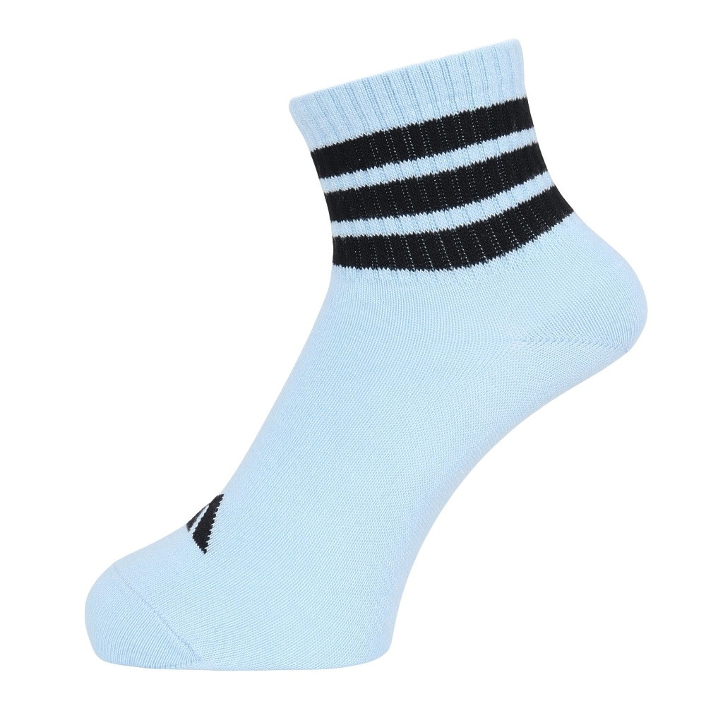 あおい アディダス（adidas）（レディース）靴下 アンクルソックス 水色