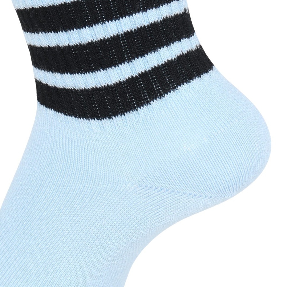 アディダス（adidas）（レディース）靴下 アンクルソックス 水色 Sサイズ ODV76-KK8024 ソックス スポーツ ジム 大人用