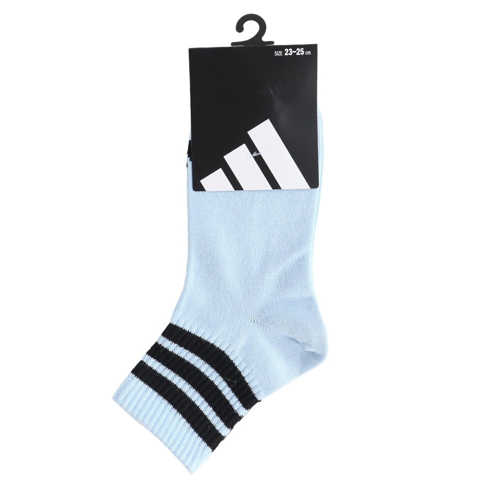 あおい アディダス（adidas）（レディース）靴下 アンクルソックス 水色