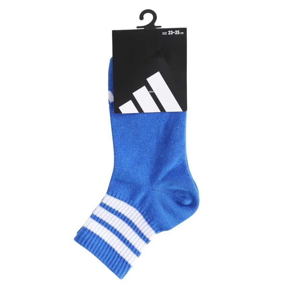 アディダス（adidas）（レディース）靴下 アンクルソックス 青 Sサイズ ODV77-KK8025 ソックス スポーツ ジム 大人用