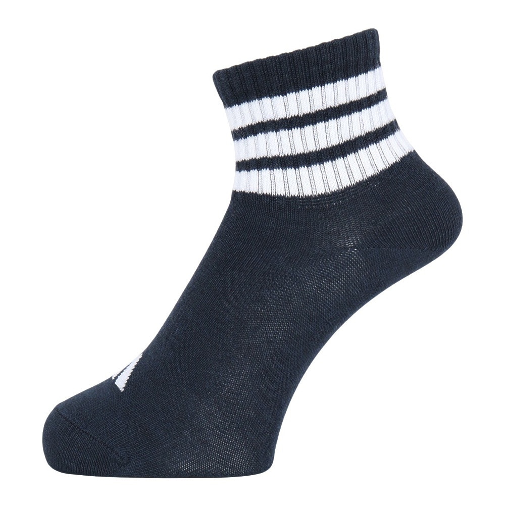 アディダス（adidas）（レディース）ソックス 靴下 1P 3STSOCKSBLACK ODV78-KK8026
