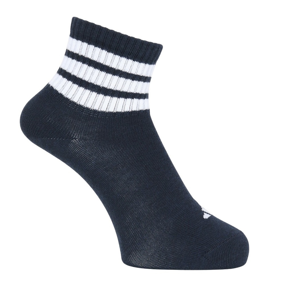 アディダス（adidas）（レディース）ソックス 靴下 1P 3STSOCKSBLACK ODV78-KK8026