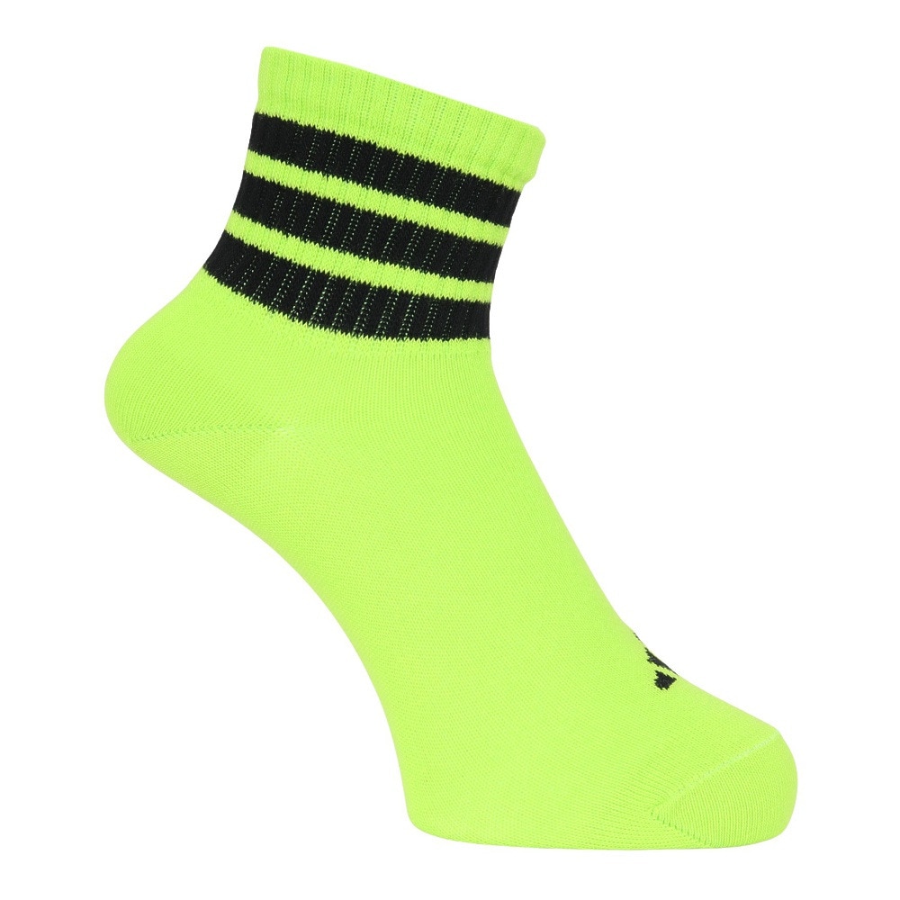 アディダス（adidas）（レディース）靴下 アンクルソックス 黄 S