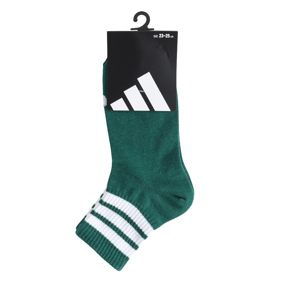 アディダス（adidas）（レディース）靴下 アンクルソックス 緑 Sサイズ ODV80-KK8028 ソックス スポーツ ジム 大人用