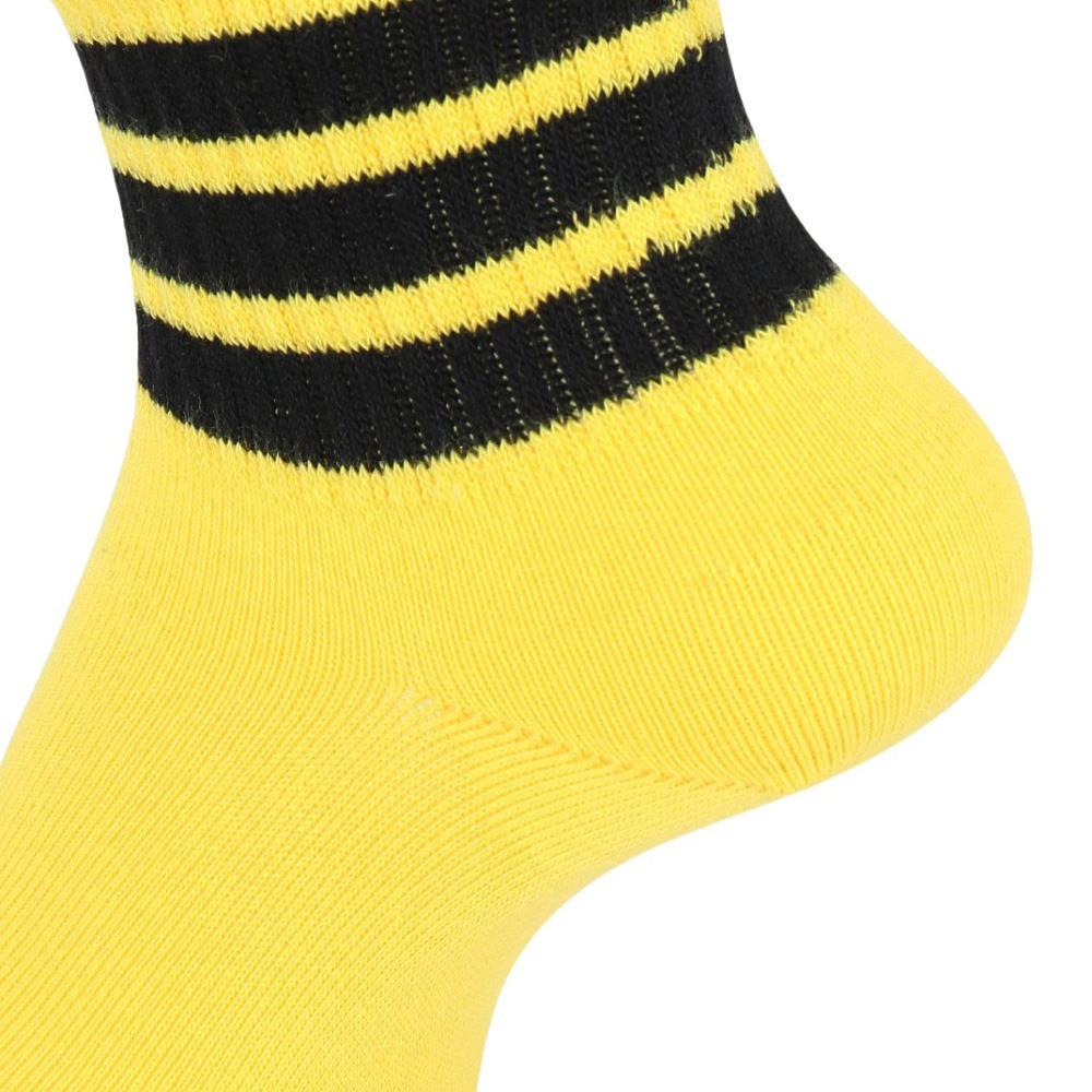 アディダス（adidas）（レディース）ソックス 靴下 1P 3STSOCKSYELLOW ODV81-KK8029