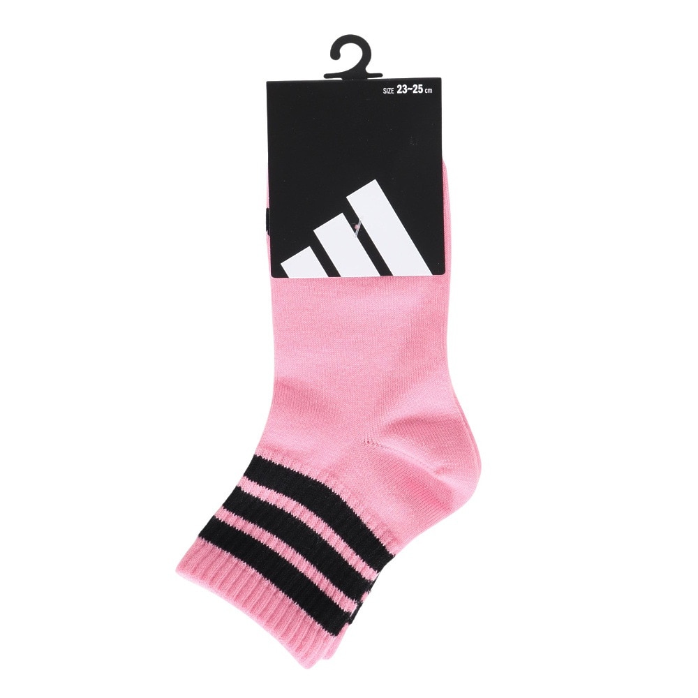 アディダス（adidas）（レディース）靴下 アンクルソックス ピンク Sサイズ ODV82-KK8030 ソックス スポーツ ジム 大人用