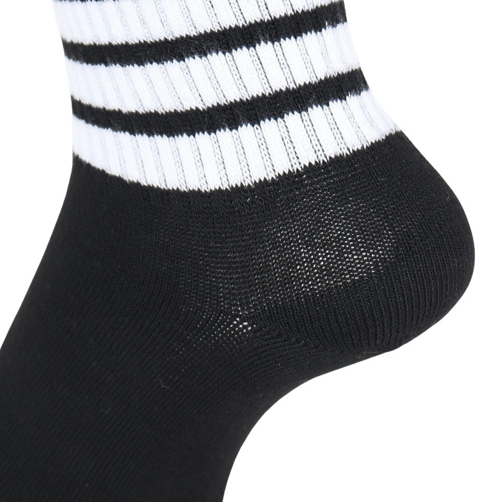 アディダス（adidas）（レディース）ソックス 靴下 1P 3STSOCKSBLACK ODV85-KK8033