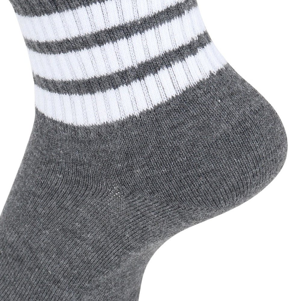 アディダス（adidas）（レディース）ソックス 靴下 1P 3ST SOCKSGREY OEI19-KL0878