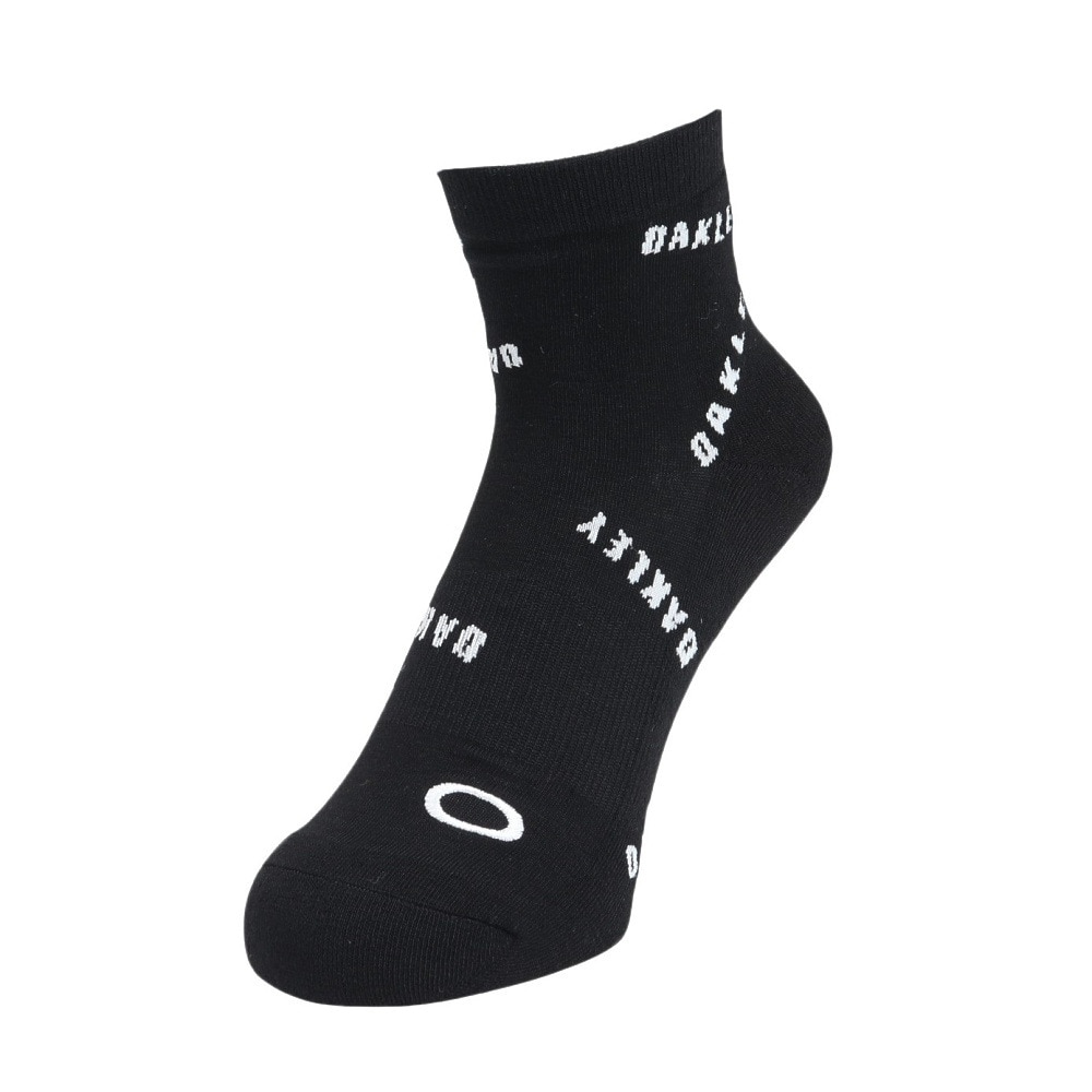 オークリー（OAKLEY）（レディース）靴下 ショートソックス 黒 23-25cm FOS901797-00G ソックス ショート丈 消臭