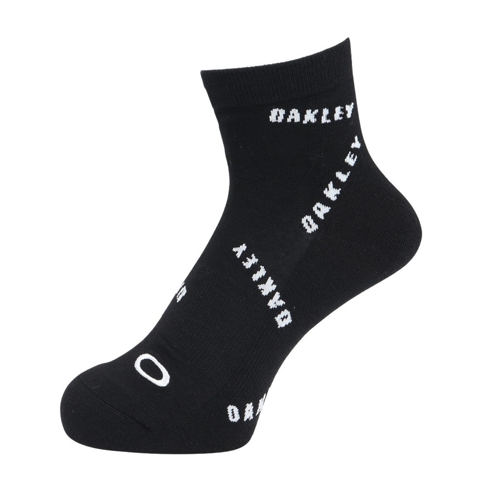 オークリー（OAKLEY）（レディース）靴下 ショートソックス 黒 23-25cm FOS901797-00G ソックス ショート丈 消臭