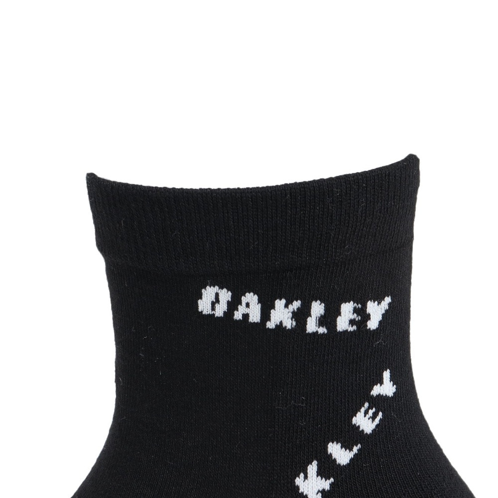 オークリー（OAKLEY）（レディース）靴下 ショートソックス 黒 23-25cm FOS901797-00G ソックス ショート丈 消臭