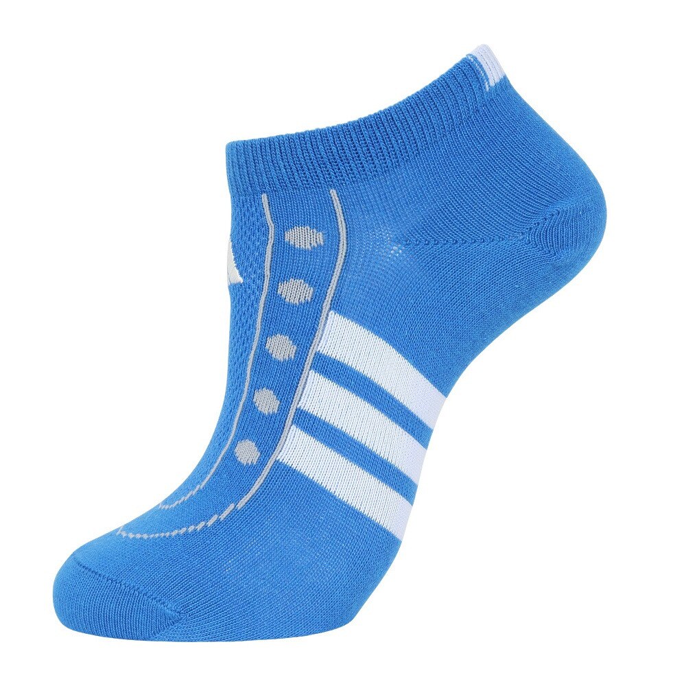 アディダス（adidas）（レディース）ソックス 靴下 1P SNEAKERSOCKSBLUE ODV66-KK8014