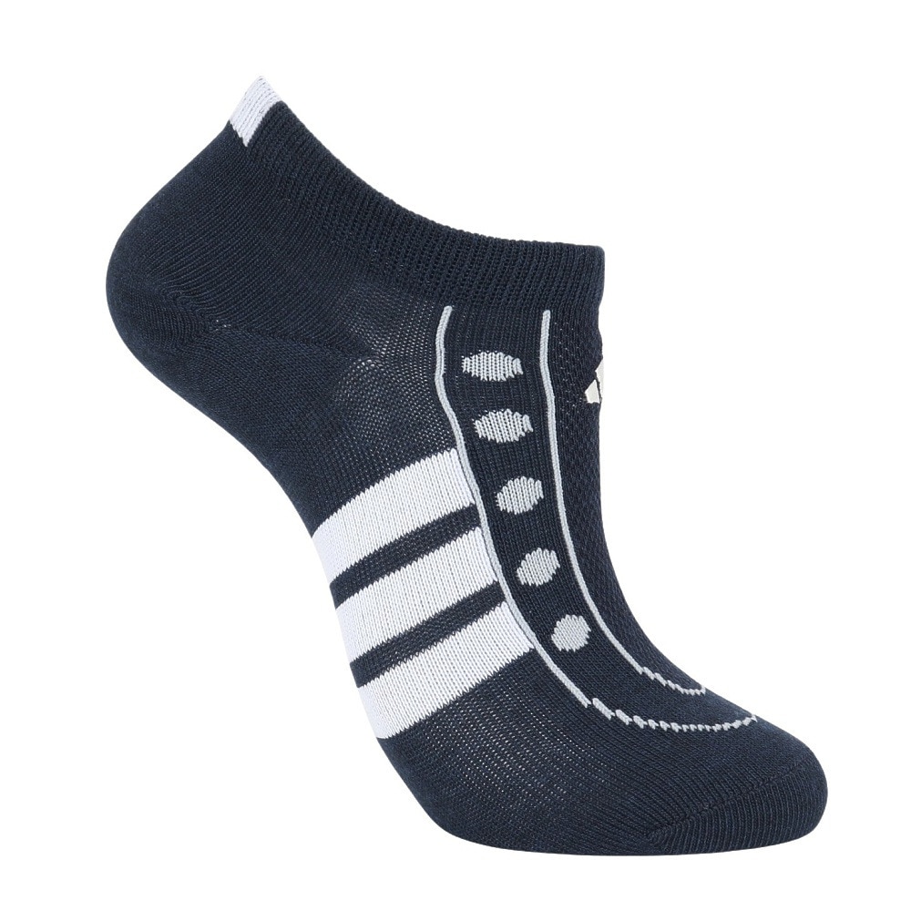 アディダス（adidas）（レディース）ソックス 靴下 1P SNEAKERSOCKSBLACK 紺 Sサイズ ODV67-KK8015  カジュアル ファッション