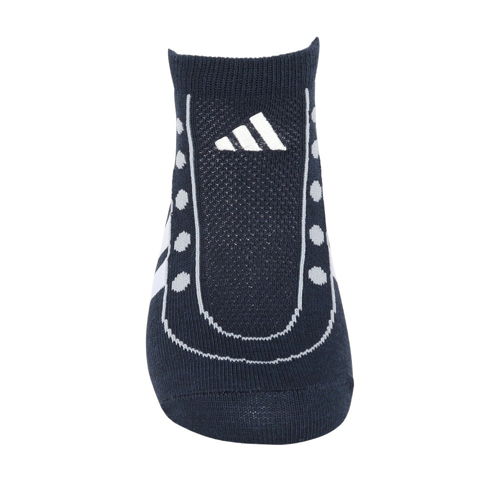 アディダス（adidas）（レディース）ソックス 靴下 1P SNEAKERSOCKSBLACK 紺 Sサイズ ODV67-KK8015  カジュアル ファッション