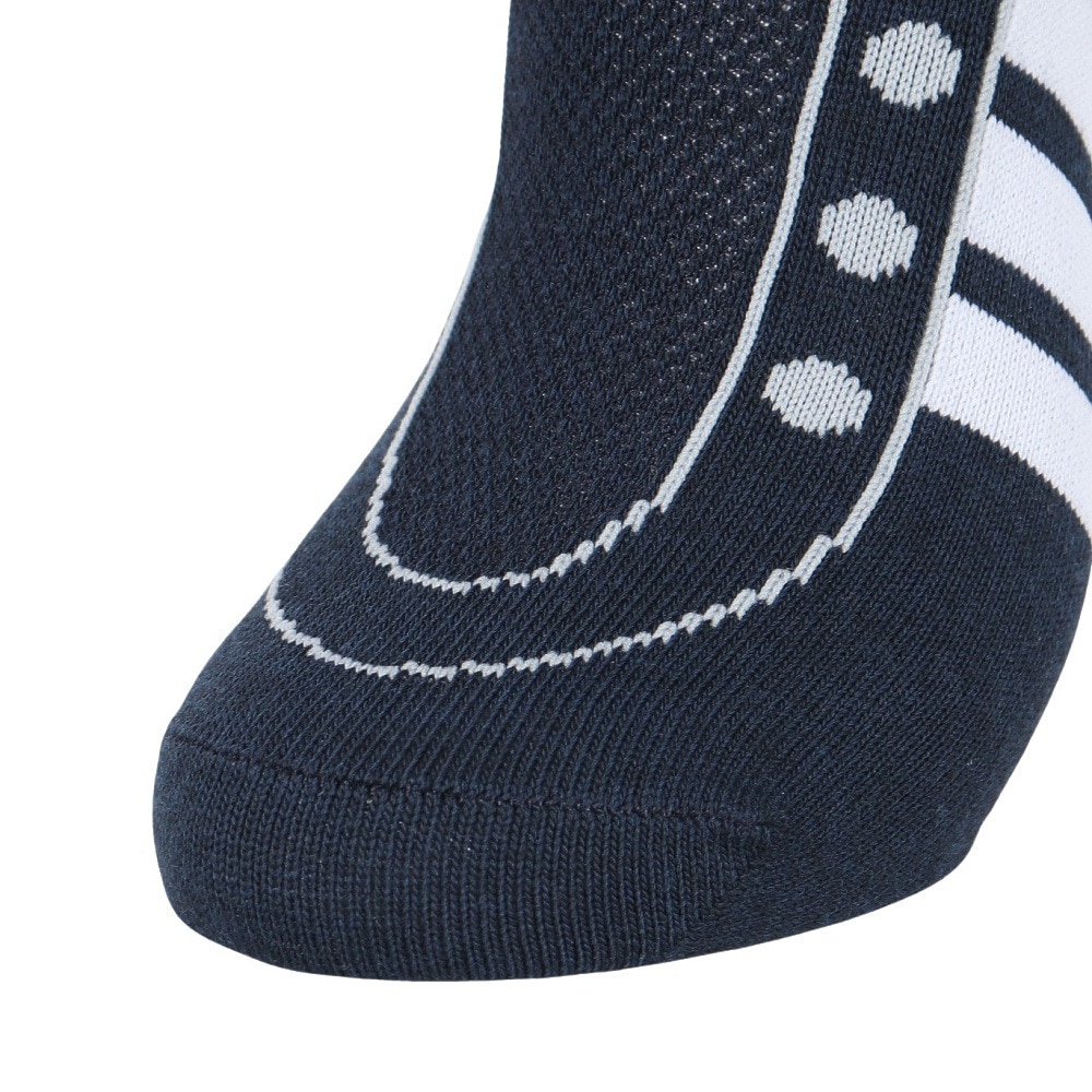 アディダス（adidas）（レディース）ソックス 靴下 1P SNEAKERSOCKSBLACK 紺 Sサイズ ODV67-KK8015  カジュアル ファッション