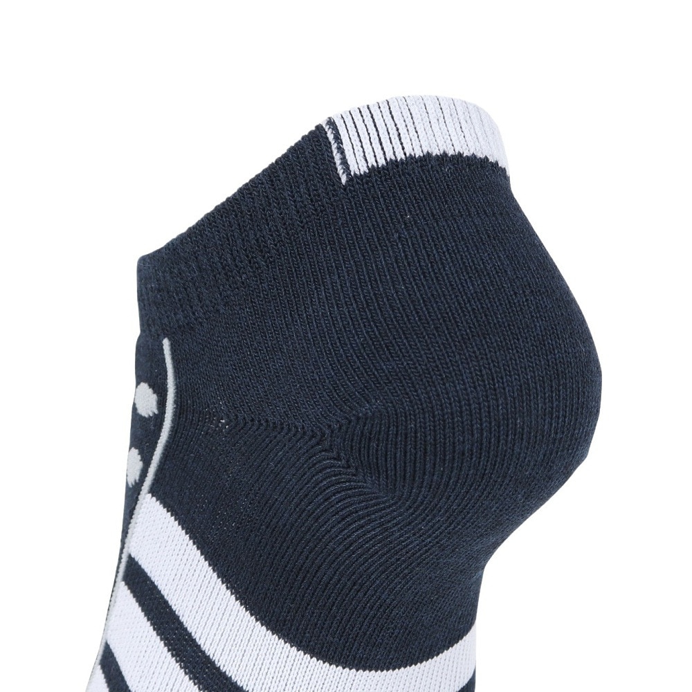 アディダス（adidas）（レディース）ソックス 靴下 1P SNEAKERSOCKSBLACK 紺 Sサイズ ODV67-KK8015  カジュアル ファッション