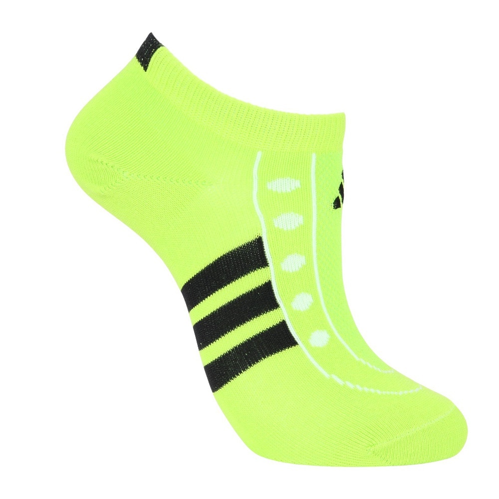 アディダス（adidas）（レディース）ソックス 靴下 1P SNEAKERSOCKSYELLOW フラッシュグリーン Sサイズ ODV68-KK8016 カジュアル ファッション