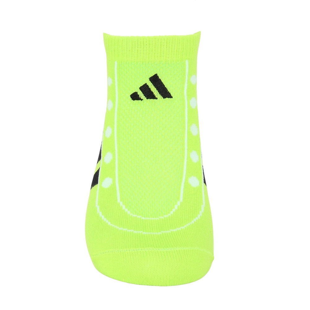 アディダス（adidas）（レディース）ソックス 靴下 1P SNEAKERSOCKSYELLOW フラッシュグリーン Sサイズ ODV68-KK8016 カジュアル ファッション