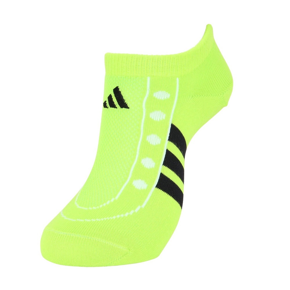 アディダス（adidas）（レディース）ソックス 靴下 1P SNEAKERSOCKSYELLOW フラッシュグリーン Sサイズ ODV68-KK8016 カジュアル ファッション