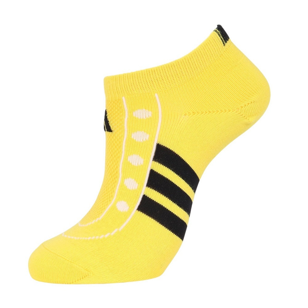アディダス（adidas）（レディース）ソックス 靴下 1P SNEAKERSOCKSYELLOW ODV70-KK8018