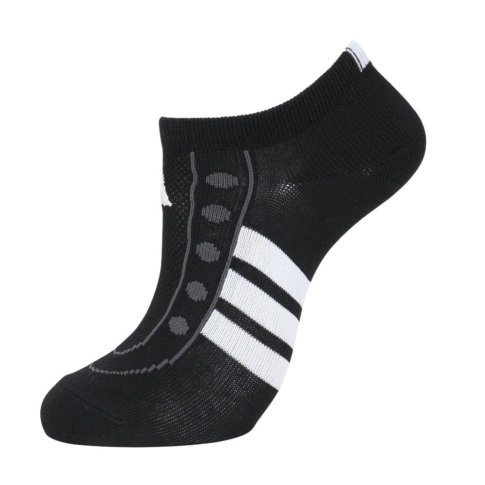 アディダス（adidas）（レディース）ソックス 靴下 1P SNEAKERSOCKSBLACK 黒 Mサイズ ODV74-KK8022 カジュアル ファッション