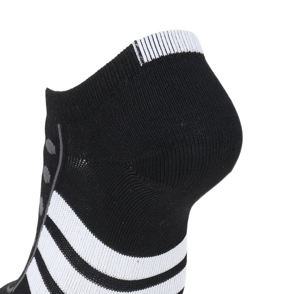アディダス（adidas）（レディース）ソックス 靴下 1P SNEAKERSOCKSBLACK 黒 Mサイズ ODV74-KK8022 カジュアル ファッション