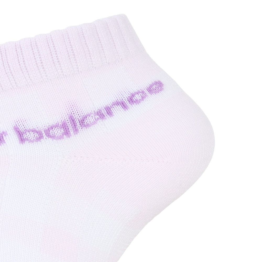 ニューバランス（new balance）（キッズ）ガールズ アンクルチェックソックス 2足組 LAS45710AS3