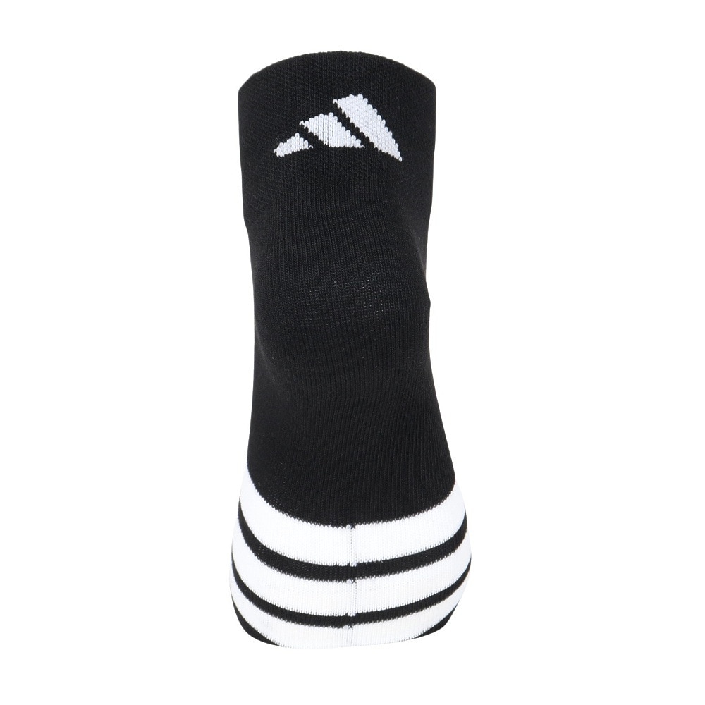 アディダス（adidas）（レディース）ソックス 靴下 2足組 2P SOCKSSOCKSBLACK 黒/グレー Sサイズ(23-25cm) ODW21-KK8069 ショート丈 セット