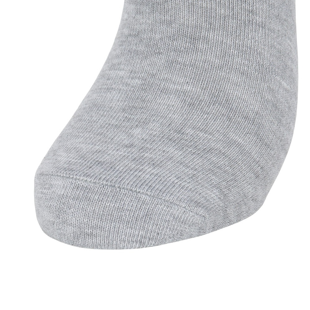 アディダス（adidas）（レディース）ソックス 靴下 2足組 2P SOCKSSOCKSLGTGRE 黒/グレー Sサイズ (23-25cm) ODW23-KK8071 ショート丈 セット