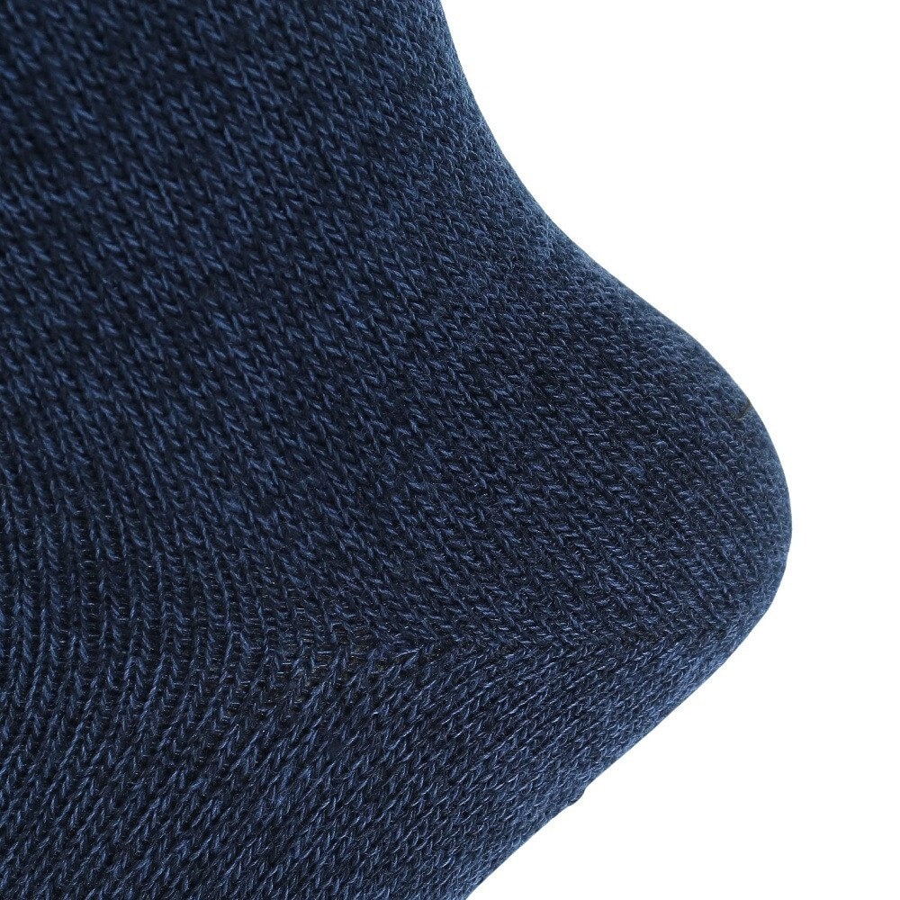クー（Coo.）（レディース）あったか二重編み クルー ソックス 2足組 895Q3OK0251 NVY