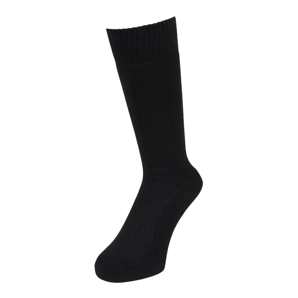 エアボーン（ARBN）（レディース）ヒートクロス クルーソックス 底切り替え GRY/BLK 2足組 AB43AC1604 GRY22 防寒