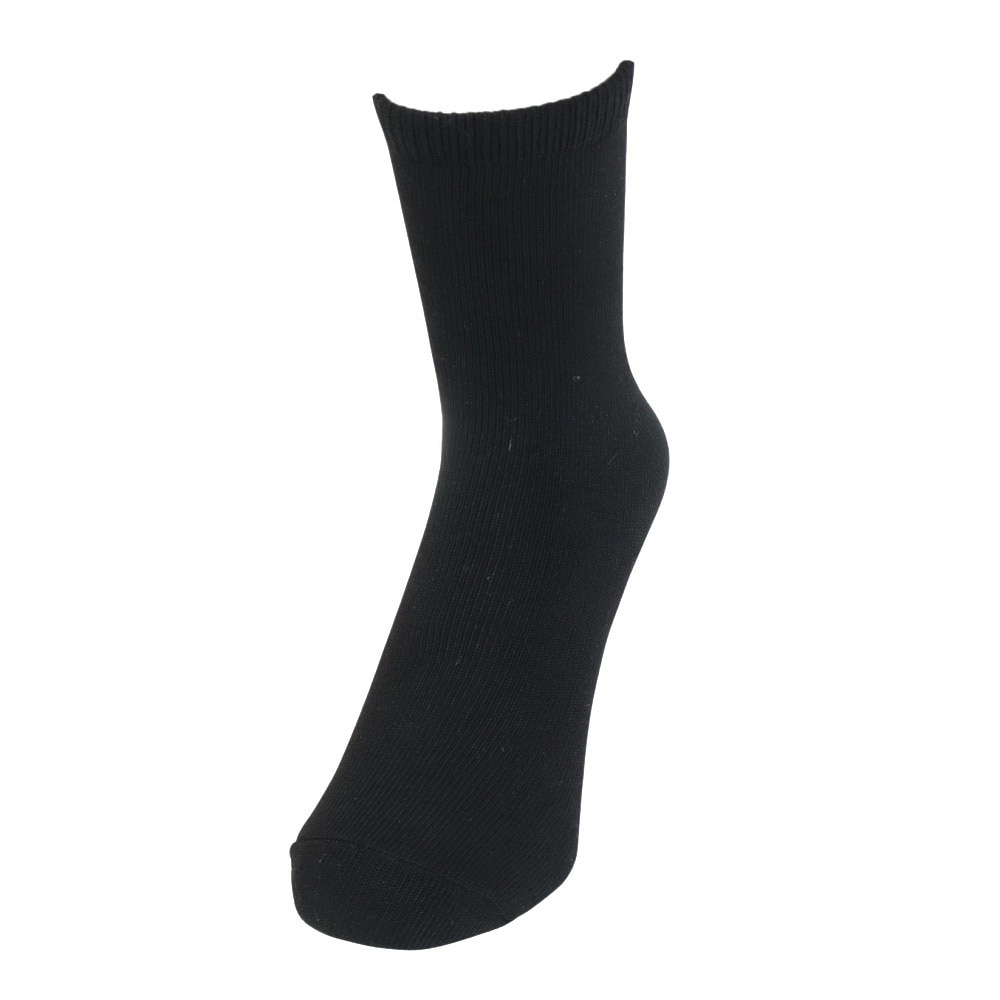 クー（Coo.）（レディース）ソックス 2足組 3層 クルー 895Q3OK0299 BLK