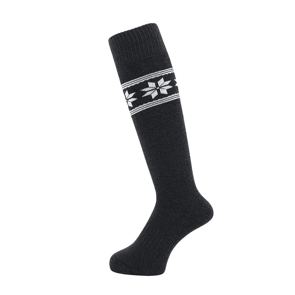 クー（Coo.）（レディース）ヒートクロス クルーソックス 2足組 GRYCGYユキ2 895Q4GSA0011 GRY22 22-25cm 抗菌防臭