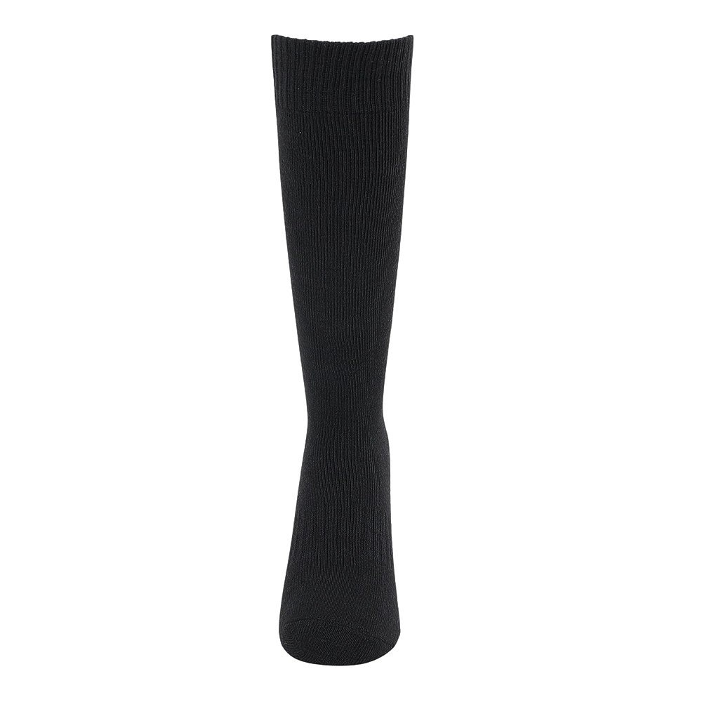 クー（Coo.）（レディース）ヒートクロス 2足組 クルー丈 無地ソックス 895Q4GSA0012 BLK22 22-25cm 抗菌防臭