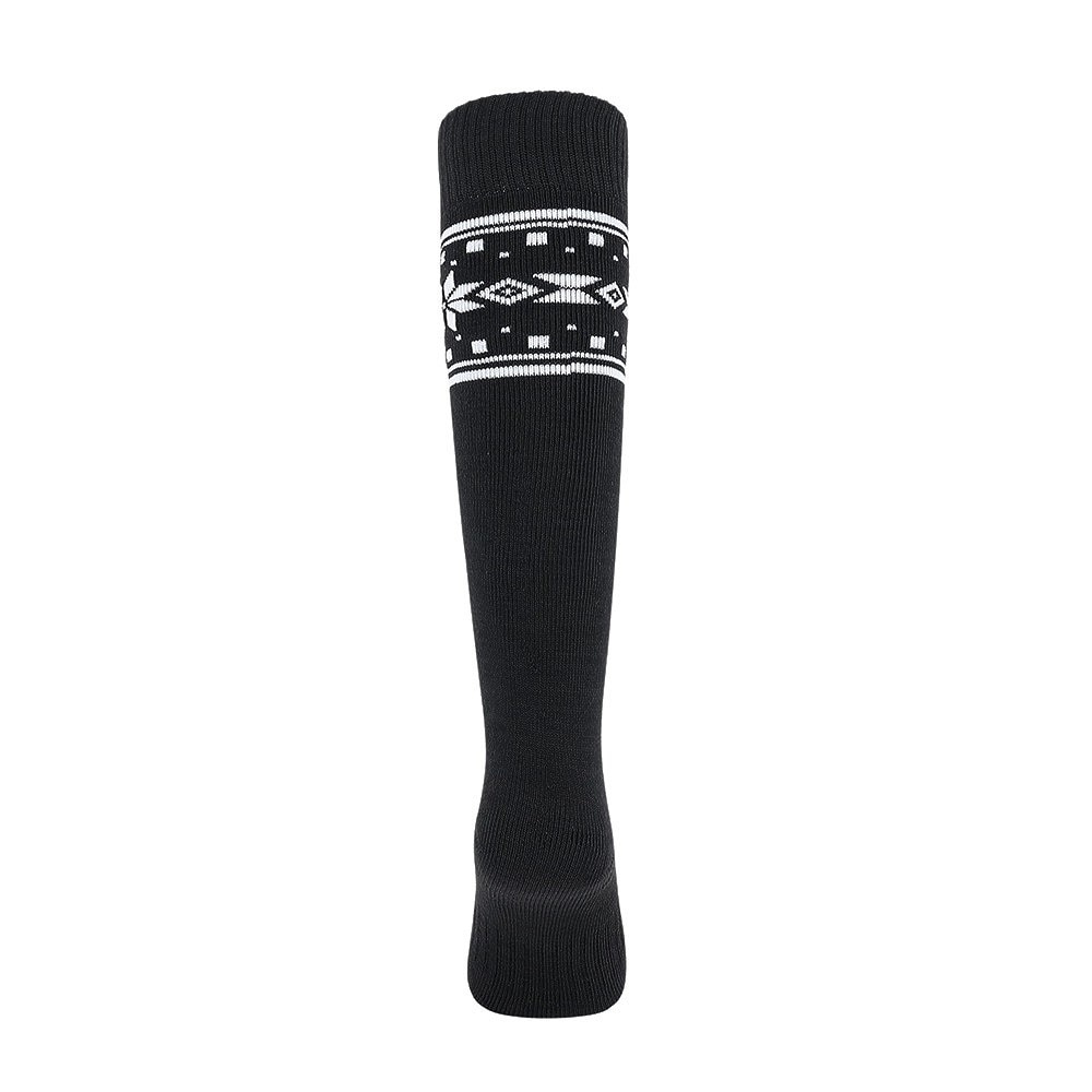 クー（Coo.）（レディース）ヒートクロス クルーソックス 2足組 NVYBLKユキ3 895Q4GSA0013 NVY22 22-25cm 抗菌防臭
