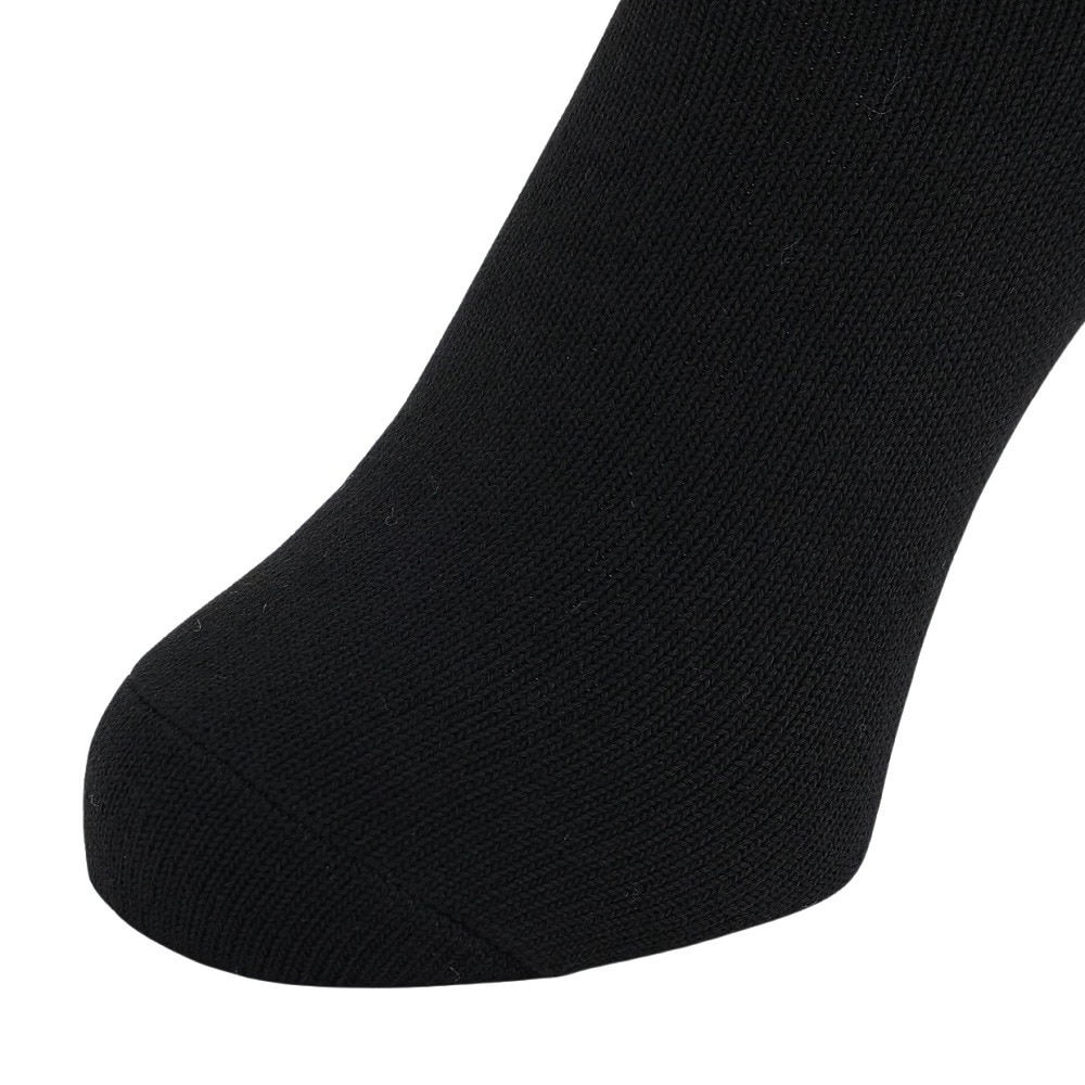 クー（Coo.）（レディース）3層構造 2足組 クルー丈 ソックス 895Q4GSA0080 BLK 黒  22-25cm