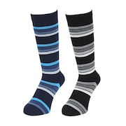 ネイビー×グレー