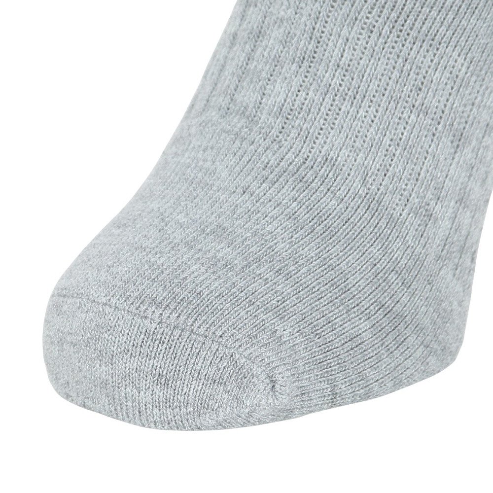 クー（Coo.）（レディース）靴下 クルーソックス HEAT-X 2足組 ネイビー×グレー ユキドット22.0～25.0センチ 895CO5GSA0063 GRY22