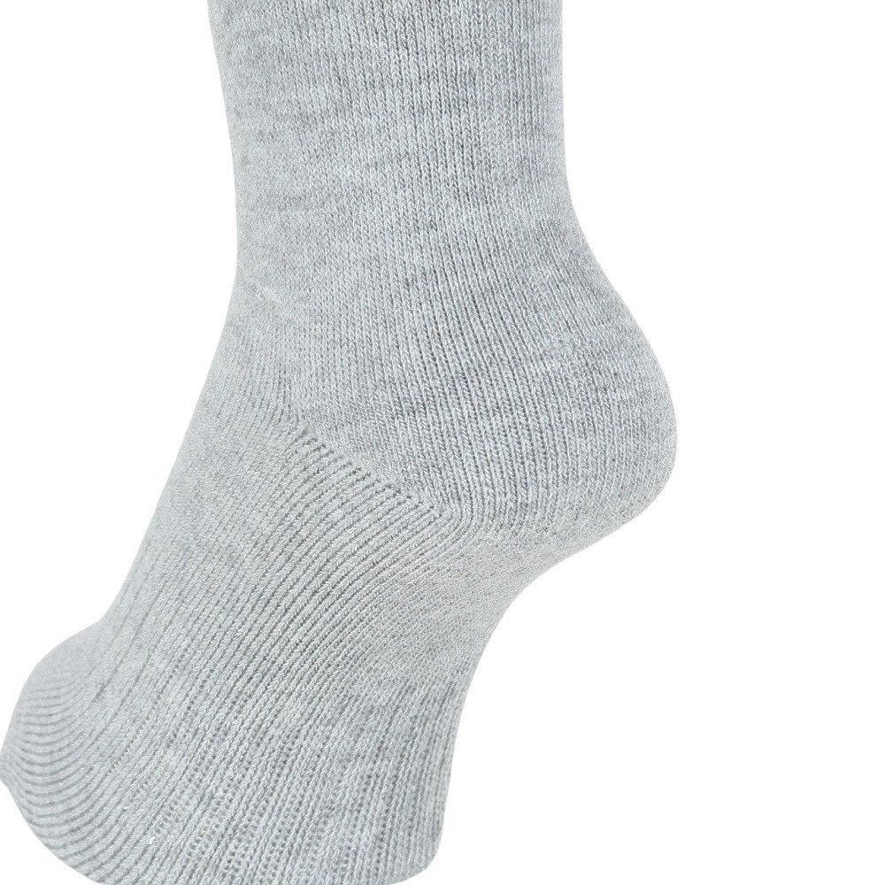 クー（Coo.）（レディース）靴下 クルーソックス HEAT-X 2足組 ネイビー×グレー ユキドット22.0～25.0センチ 895CO5GSA0063 GRY22