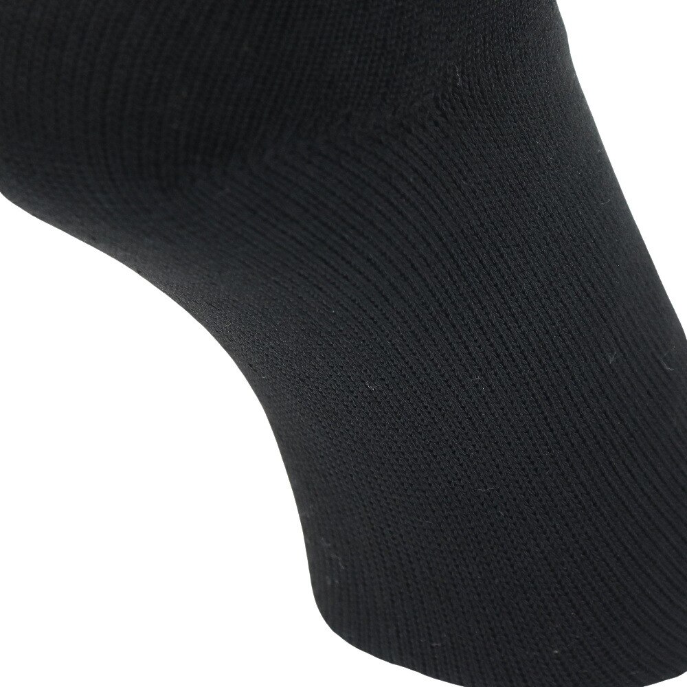 クー（Coo.）（レディース）ソックス 2足組 3層 ショート 895Q3OK0297 BLK
